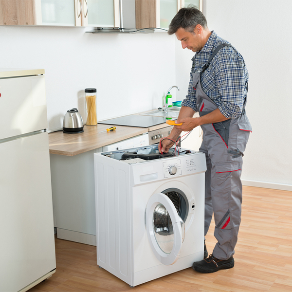 can you walk me through the steps of troubleshooting my washer issue in Coburg Iowa